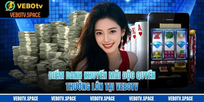 Điểm danh khuyến mãi độc quyền, thưởng lớn tại VEBOTV