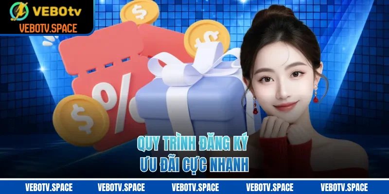 Quy trình đăng ký ưu đãi cực nhanh